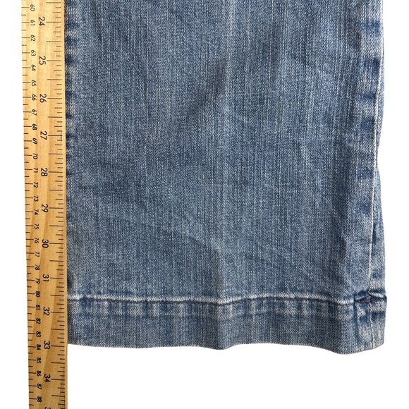 7 For All Mankind Y2K Dojo Jeans, Women's High Rise Wide Flare, Size 30/33 - Picture 12 of 15
